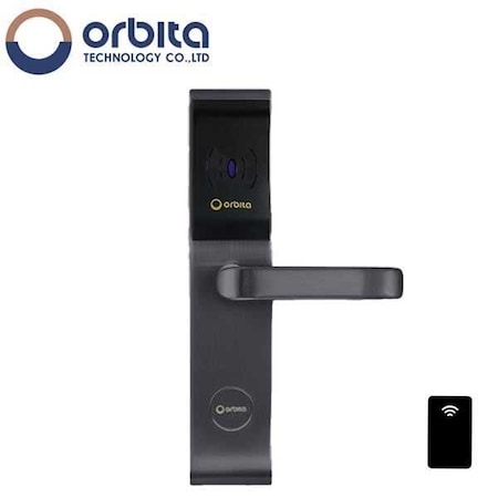 Orbita Lock for Door with RFID Smart Hotel Guest Room Control System - BLACK OTC-E3442